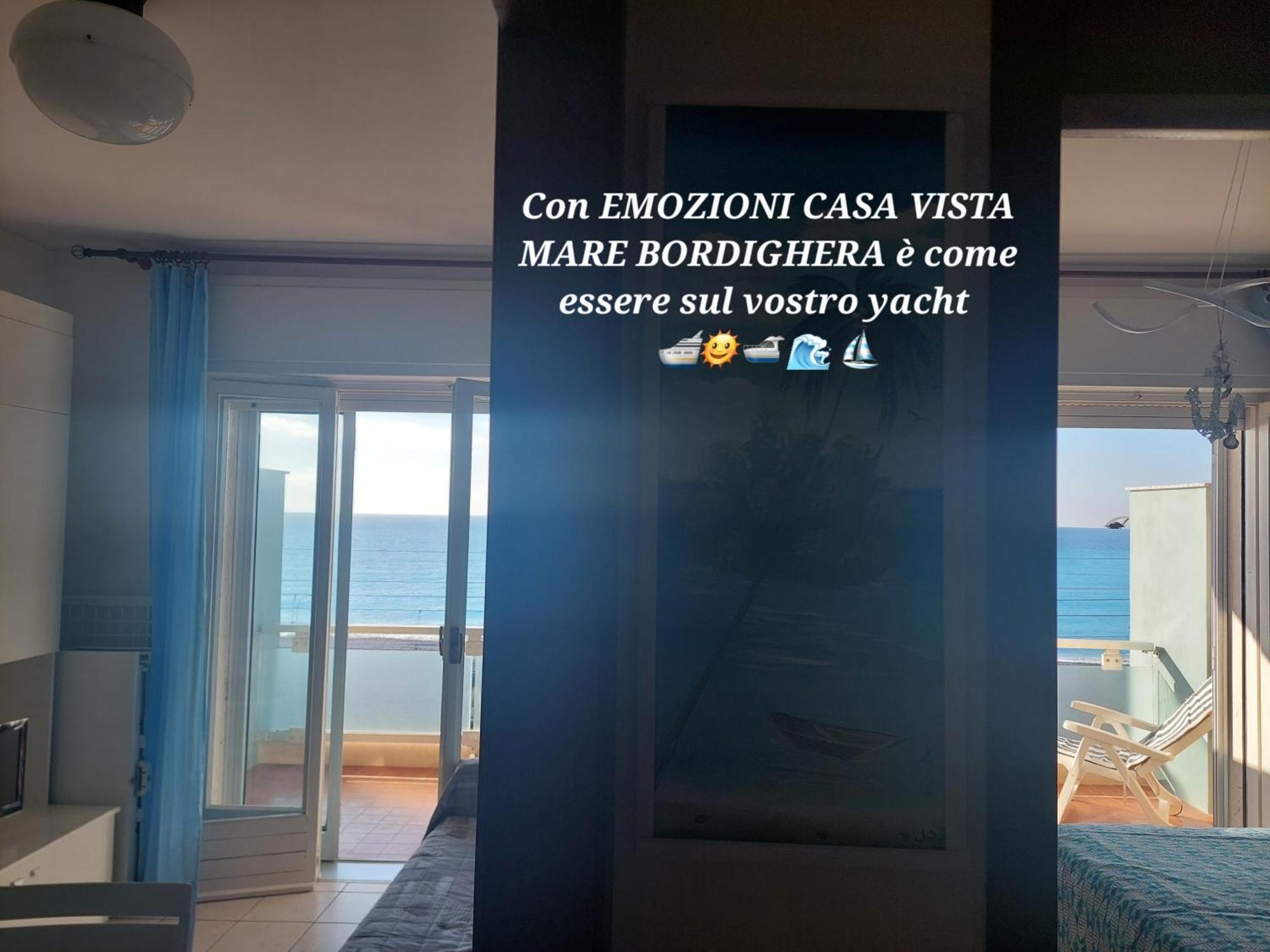 Emozioni Casa Vista Mare Bordighera Eksteriør bilde